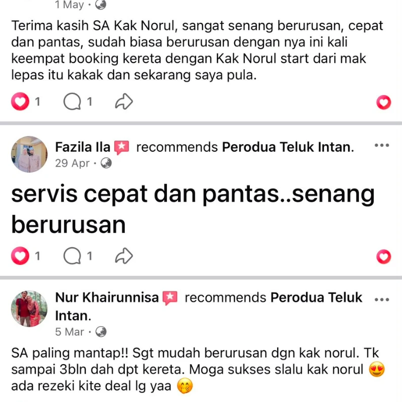 review perodua teluk intan